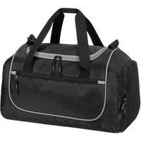 Shugon Men's Piraeus Shoulder Strap Holdall Bag in Black