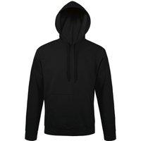 SOL'S Men's Snake Hooded Sweatshirt Hoodie in Black | Size: 2XL