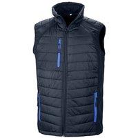 Result Men's Compass Softshell Padded Gilet in Dark Navy | Size: Large