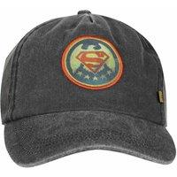 Superman Women's Vintage Baseball Cap in Grey
