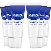 Vaseline Women's LipTherapy Original 'LipBalm' For Instant softness & smoothness, 6x10g in White