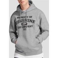 TAXI Property Of Sunshine Cab Hoodie, Athletic Heather in Grey | Size: Large