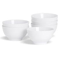 Argon Tableware Classic White Rice Bowls 13cm Pack of 6