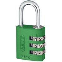 ABUS Mechanical 145 Series Aluminium Combination Padlock in Green