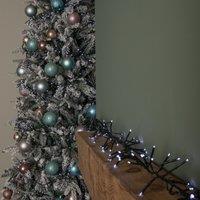 Samuel Alexander 1440 LED Cluster Multi-Action String Lights with Timer in White