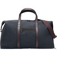 MidOcean Men's Zurich Washed Canvas Weekend Bag in Black