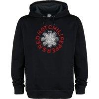Amplified Men's Scribble Asterix Red Hot Chili Peppers Hoodie in Black | Size: 3XL