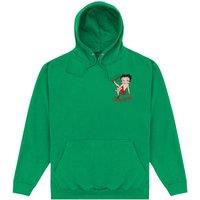 Betty Boop Men's Strike A Pose Hoodie in Green | Size: Medium