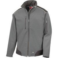 Result Men's Ripstop Soft Shell Jacket in Grey | Size: 2XL
