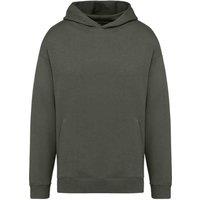 Native Spirit Men's Oversized Hoodie in Khaki | Size: 2XS
