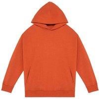Native Spirit Men's Oversized Hoodie in Burnt Orange | Size: XL