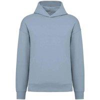 Native Spirit Men's Oversized Hoodie in Aqua | Size: 2XS