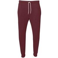 Canvas Men's Jogger Sweatpants in Maroon | Size: Small