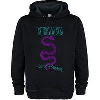 Amplified Men's Serve The Serpents Nirvana Hoodie in Black | Size: Small
