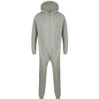 SF Men's Heather All-In-One Nightwear in Grey | Size: Large/XL