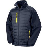 Result Men's Compass Softshell Padded Jacket in Mid Navy | Size: Small