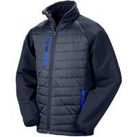 Result Men's Compass Softshell Padded Jacket in Dark Navy | Size: 2XL