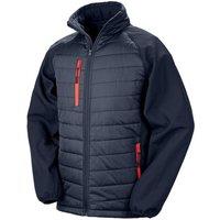 Result Men's Compass Softshell Padded Jacket in Mid Blue | Size: 2XL