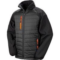 Result Men's Compass Softshell Padded Jacket in Orange | Size: 2XL