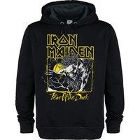 Amplified Men's Fear Of The Dark Iron Maiden Hoodie in Black | Size: Large