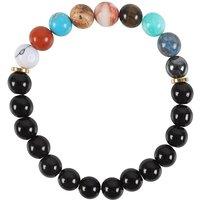 Something Different Men's Gemstone Solar System Bracelet (Pack of 30) in Black