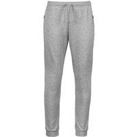 TEE JAYS Men's Athletic Jogging Bottoms in Grey | Size: Large