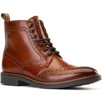 Base London Men's Bristol Brogue Boot in Tan | Size: 12