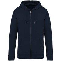 Native Spirit Men's Full Zip Hoodie in Navy | Size: Large