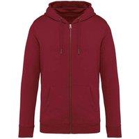 Native Spirit Men's Full Zip Hoodie in Red | Size: 2XS
