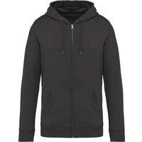 Native Spirit Men's Full Zip Hoodie in Grey | Size: 2XS