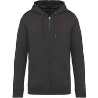 Native Spirit Men's Full Zip Hoodie in Grey | Size: Large