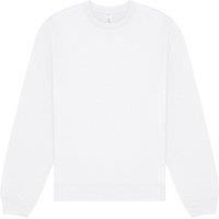 Bella + Canvas Men's Heavyweight Crew Neck Sweatshirt in White | Size: 2XL
