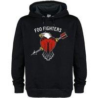 Amplified Men's Eagle Tattoo Foo Fighters Hoodie in Black | Size: 2XL