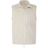 Front Row Men's Sherpa Gilet in Natural | Size: Small