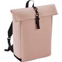 Bagbase Men's Roll Top PU Backpack in Light Pink
