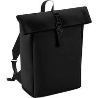 Bagbase Men's Roll Top PU Backpack in Black