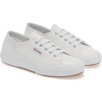 Superga Men's 2750 Efglu Leather Trainers in White | Size: 9.5