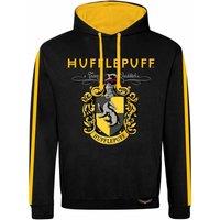 Harry Potter Men's Hufflepuff Hoodie in Black | Size: Large