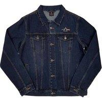 Pink Floyd Men's Dark Side Of The Moon Back Print Jacket in Blue | Size: Medium