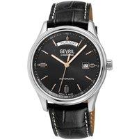 Gevril Men's Excelsior 48200 Swiss Automatic SW240 Watch in Black