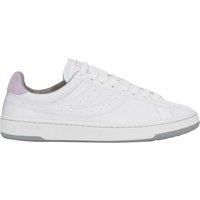Superga Men's 4833 Lendl Leather Trainers in Off-White | Size: 9