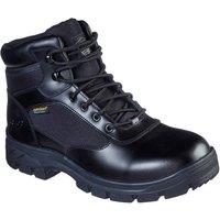 Skechers Men's Wascana Benen Waterproof Tactical Boot in Black | Size: 11