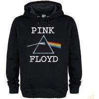 Amplified Men's Dark Side Of The Moon Pink Floyd Hoodie in Black | Size: XS