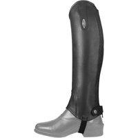 Brogini Men's Vicenza Grain Leather Gaiters in Black | Size: Medium