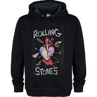 Amplified Men's Hackney Diamonds The Rolling Stones Hoodie in Black | Size: XL