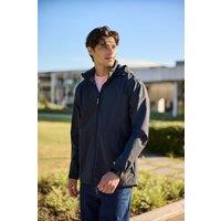 Animal Men's 'Pace' Waterproof Adjustable Hood Outdoors Packable Jacket in Black | Size: XS