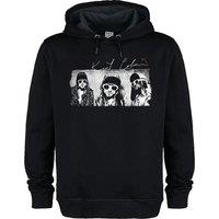 Amplified Men's Frohmans Photos Kurt Cobain Hoodie in Black | Size: Medium