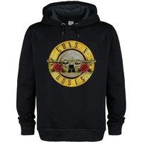 Amplified Men's Drum Guns N Roses Hoodie in Black | Size: XS