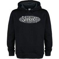Amplified Men's Oval Logo Slipknot Drawstring Hoodie in Black | Size: Small