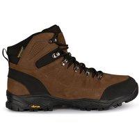 Trespass Men's Corrie Leather Hiking Boots in Light Brown | Size: 11
